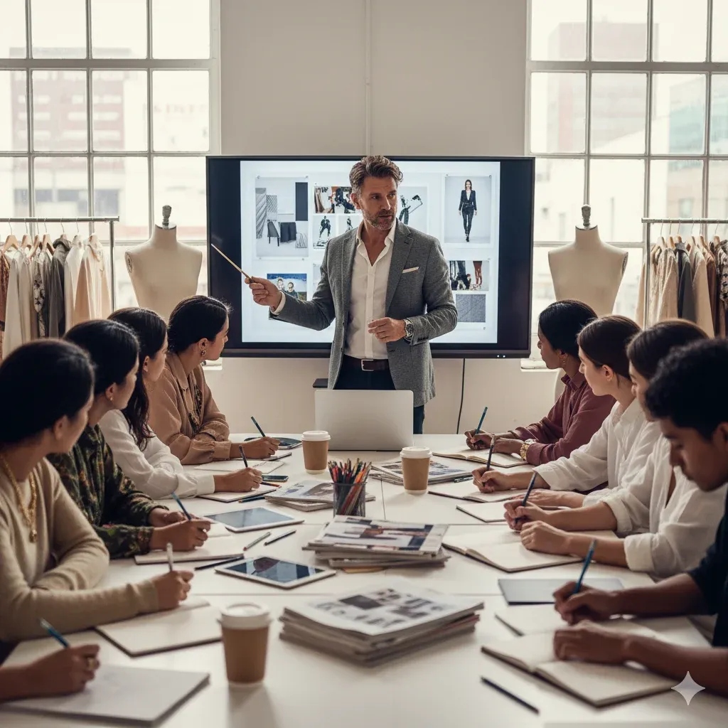 Ilustración artística de moda